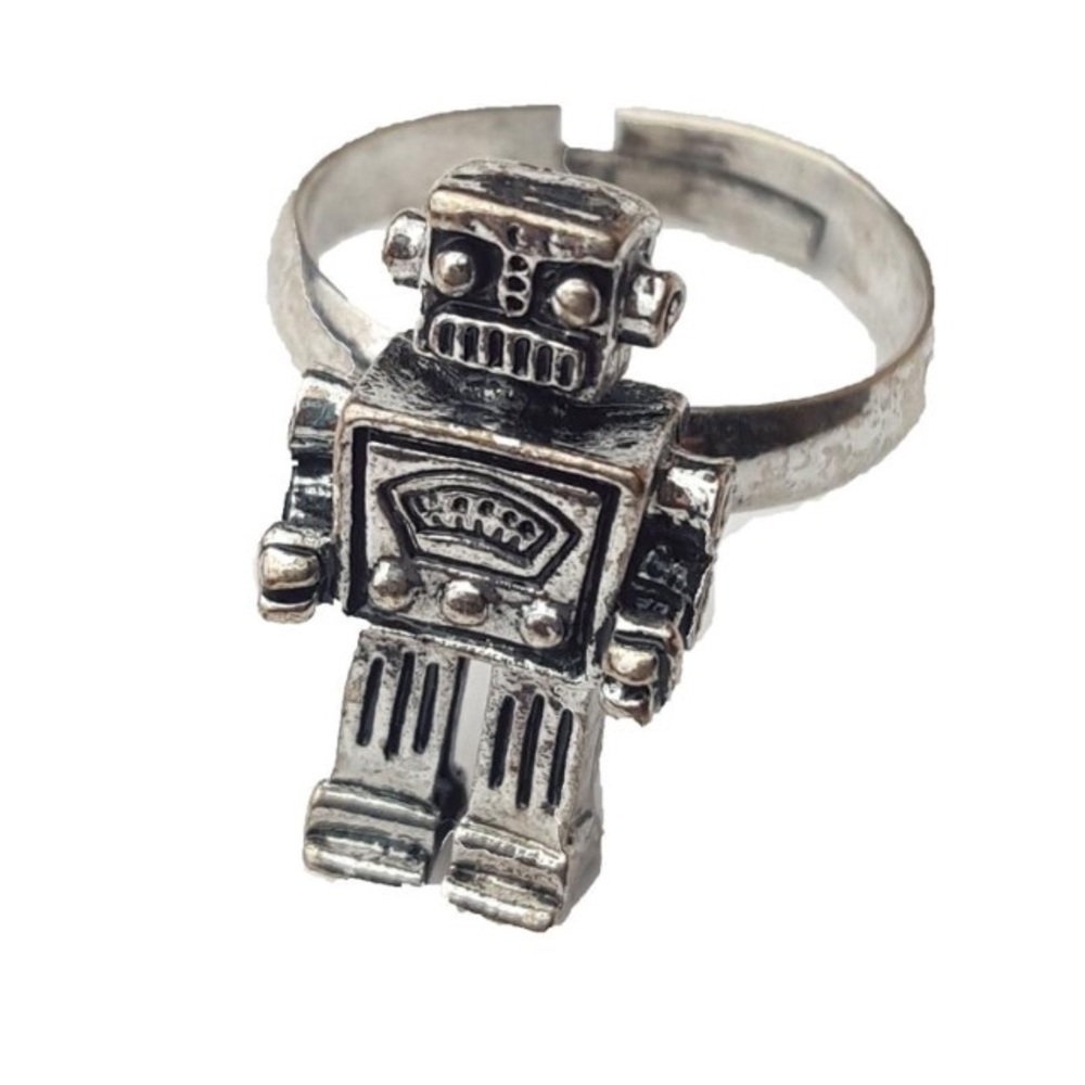 Antique Robot Ring by BCBG